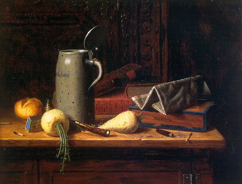 William Michael Harnett Still Life with Turnips